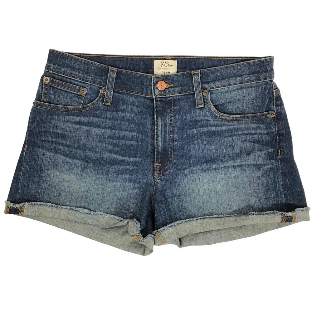 J. Crew Raw Hem Denim Shorts SiZE 28